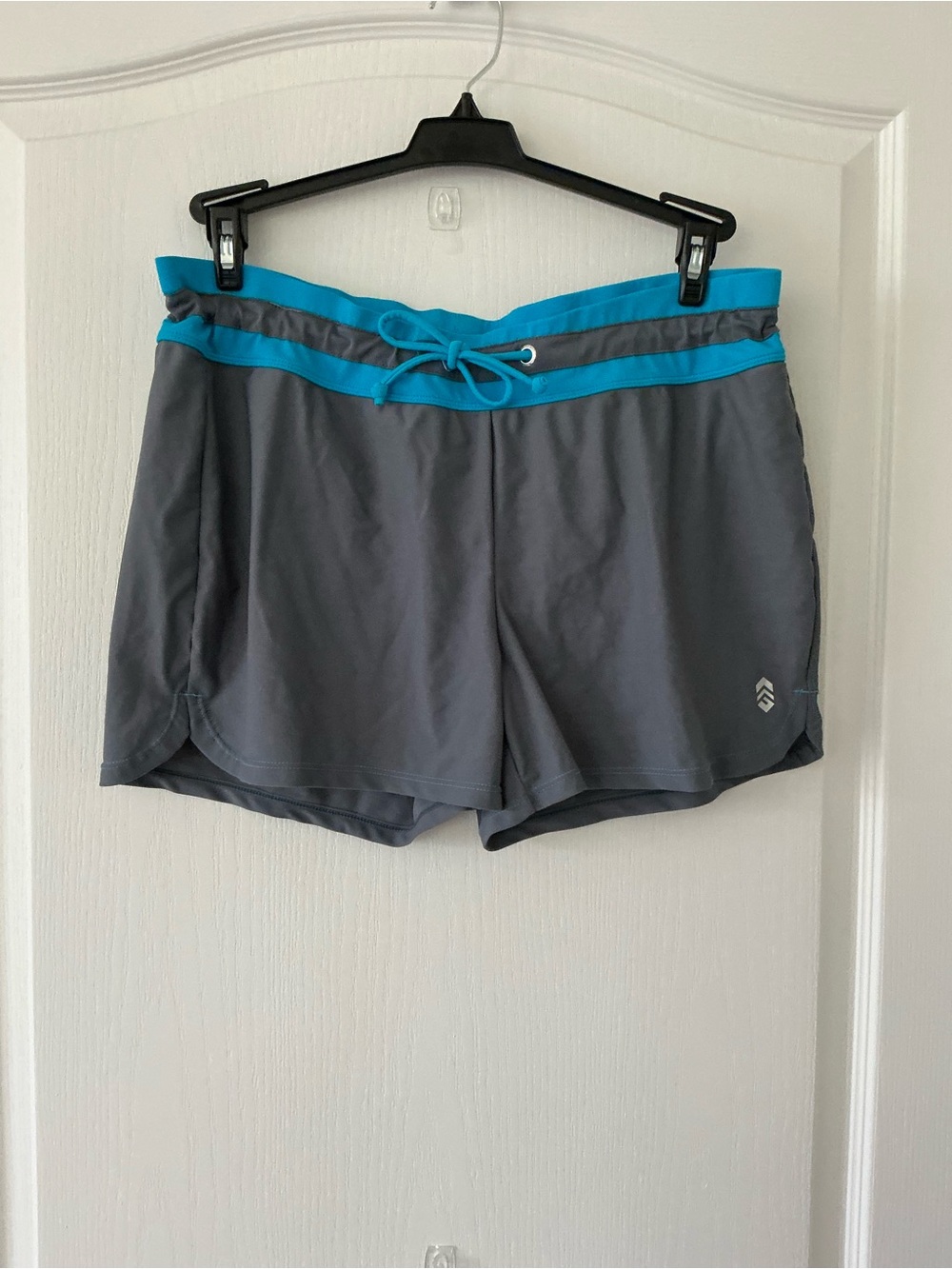 Free‎ Country Gray Shorts with Teal Waistband